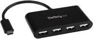 StarTech 4-Port USB-C Hub with 4x USB-A, USB 2.0 USB Powered (ST4200MINIC)