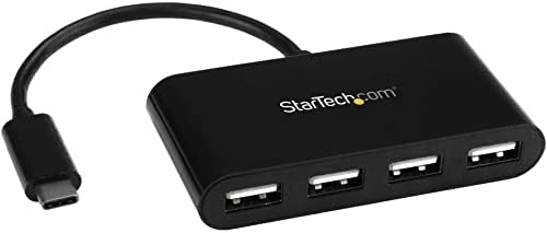 StarTech 4-Port USB-C Hub with 4x USB-A, USB 2.0 USB Powered (ST4200MINIC)