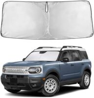 EcoNour Windshield Sunshade Compatible for Ford Bronco Sport 2021-2025 2026