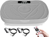 Homesy Vibration Plate Exercise Machine for Lymphatic Drainage & Fitness