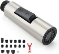 Metal Kitchen Faucet Head Replacement with 15 Adapters