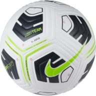 Nike Unisex’s NK Academy – Team Recreational Soccer Ball, White/Black/(Volt), 5