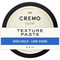 Cremo Texture Paste Hair Styling Products for Men, 3.4 oz
