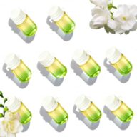 12Pcs Hair Perfume Oil Natural Fragrance Nourishment for Frizzy Hair Smoothing and Moisturizing Dry Damaged Hair Scented Hair Oil Mini Hair Perfume and Care Set Woody Floral Scent