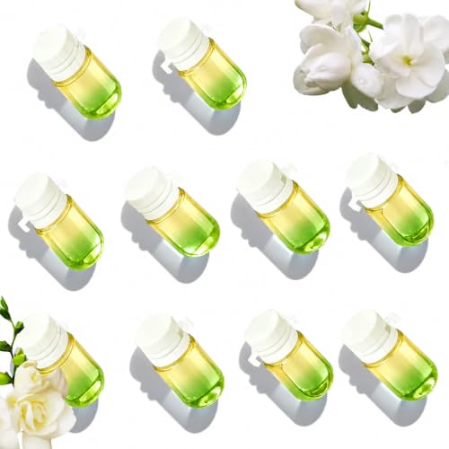 12Pcs Hair Perfume Oil Natural Fragrance Nourishment for Frizzy Hair Smoothing and Moisturizing Dry Damaged Hair Scented Hair Oil Mini Hair Perfume and Care Set Woody Floral Scent