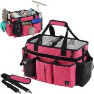 Large Cleaning Caddy Bag Built-in hard plastic sheet Aluminum foil lining