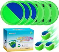 Kids Outdoor Games, Toss and Catch Ball Set, 6 Paddles 3 Balls Gift Box