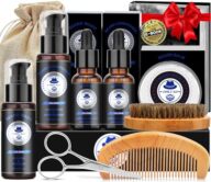 XIKEZAN Beard Kit for Men Grooming & Care w/Cologne-Soften,Soothe Beard