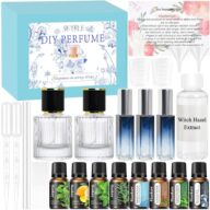 JUYRLE Perfume Making Kit- DIY Cologne Making Kit for Men, Make Your Own Scent with Essential Oil, Spray Bottle, Men’s Cologne, Perfume Making Kit for Adults, Scent Set Gifts for Women Boyfriend