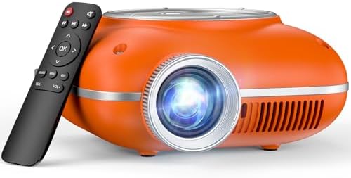 Mini Projector, 1080P Supported Portable Bluetooth projector