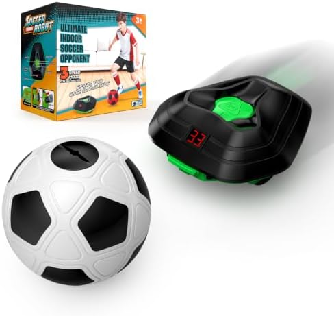 DyBaxa Soccer Training Equipment for Kids, 1.5m Sensor, Soccer Bot