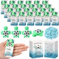 Wettarn 25 Sets Positive Soccer Gift with Boxes, Team Gifts