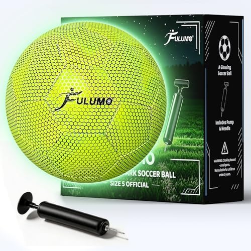 Glow in the Dark Soccer Ball Size 5/Size 4