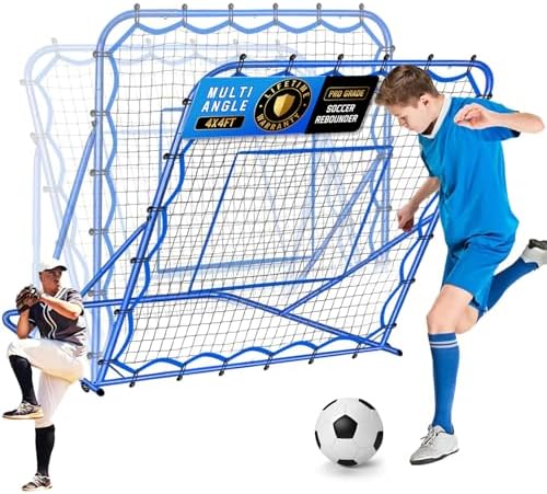 Soccer Baseball Rebounder Soccer Goal Net, Volleyball Rebound Pitchback Net