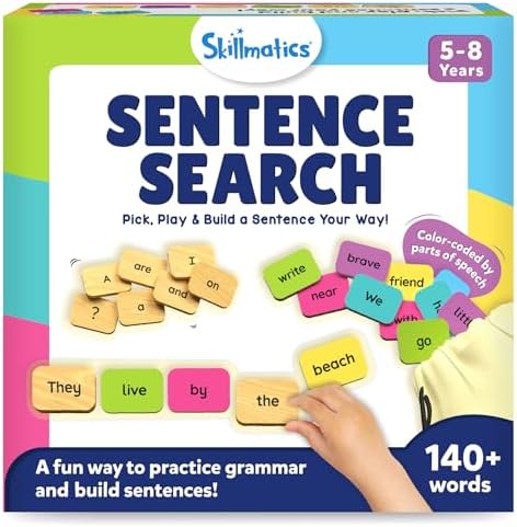 Skillmatics Sentence Search – Educational Board Game, Stocking Stuffer